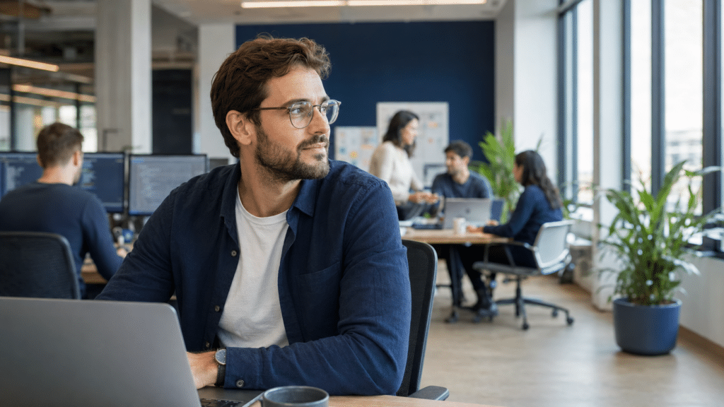 IT-professionals van baan veranderen binnen een softwareteam